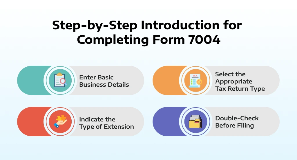 Step-by-Step Introduction for Completing Form 7004